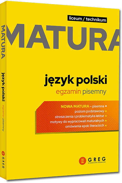Matura - język polski - egzamin pisemny - 2024-2026 - repetytorium